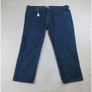 Tyndale FR Pants Mens 50 Blue Denim Jeans Cotton Pockets HEMMED‎ Rodeo 50X31*